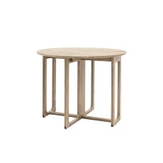 Gallery Direct Craft Smoked Oak Folding Dining Table