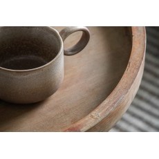 Gallery Direct Menzies Wood & Caged Metal Side Table