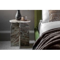 Gallery Direct Amalfi Natural Marble Side Table