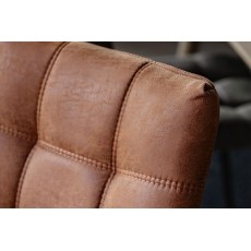 Gallery Direct Set of 2 Darwin Dining Chairs in Brown Leather