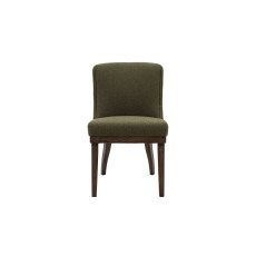 Gallery Direct Set of 2 Kelvedon Dining Chairs in Green Boucle