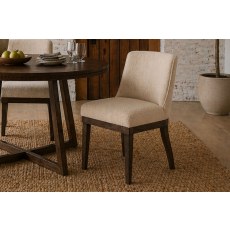 Gallery Direct Set of 2 Kelvedon Dining Chairs in Taupe Boucle