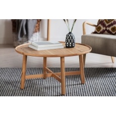 Gallery Direct Kingham Oak Round Coffee Table