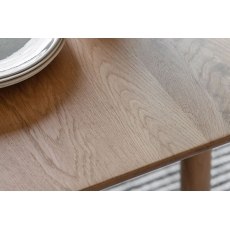 Gallery Direct Kingham Oak Dining Table Set & 4 Hawking Chairs