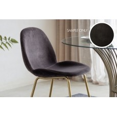 Flanagan Chocolate Brown Velvet Sample