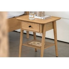 Gallery Direct Hatfield Natural Oak Bedside Table