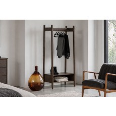 Gallery Direct Hatfield Smoked Oak Open Wardrobe