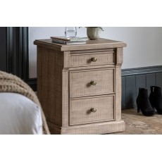 Gallery Direct Vancouver Rustic 3 Drawer Bedside Table Gallery Direct Vancouver Rustic 3 Drawer Bedside Table