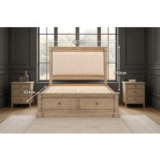 Gallery Direct Vancouver Rustic Bed Frame