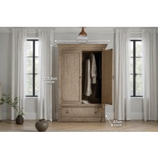 Gallery Direct Vancouver Rustic Wardrobe