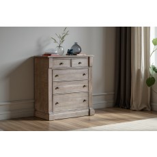 Gallery Direct Vancouver Rustic 5 Drawer Chest of Drawers