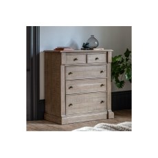 Gallery Direct Vancouver Rustic 5 Drawer Chest of Drawers