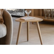 Gallery Direct Hatfield Natural Oak Side Table