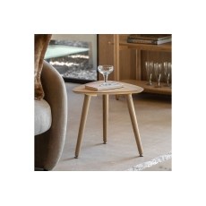 Gallery Direct Hatfield Natural Oak Side Table