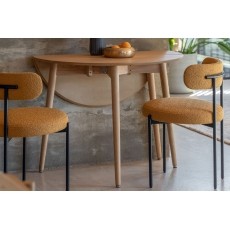 Gallery Direct Hatfield Natural Oak Folding Dining Table