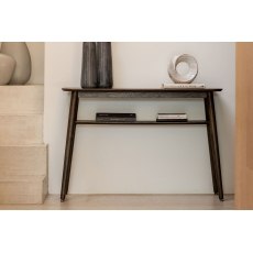 Gallery Direct Hatfield Smoked Oak Console Table