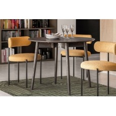 Gallery Direct Hatfield Smoked Oak Folding Dining Table