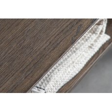 Gallery Direct Hatfield Smoked Oak Tall Open Display Unit