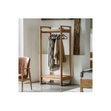 Gallery Direct Craft Natural Oak Open Wardrobe Gallery Direct Craft Natural Oak Open Wardrobe