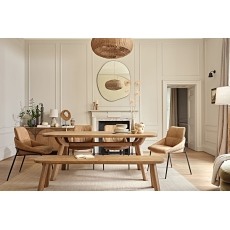 Austin Warm Oak 200cm Dining Table