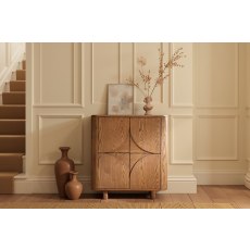 Austin Warm Oak Highboard Cabinet