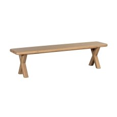 Flynn Natural Oak 220cm Dining Bench