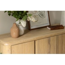Flynn Natural Oak Wide Sideboard
