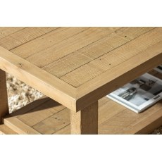 Oakley Reclaimed Wood Console Table in Rustic Buff Finish