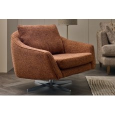 Bowen Fabric Lounger Swivel Chair