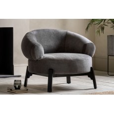 Gallery Direct Ardo Armchair in Anthracite