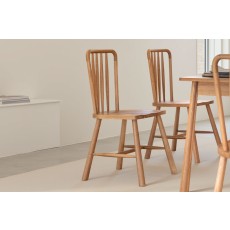Gallery Direct Wycombe Oak Dining Chairs (Pair)