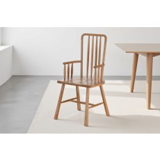 Gallery Direct Wycombe Oak Carver Dining Chair