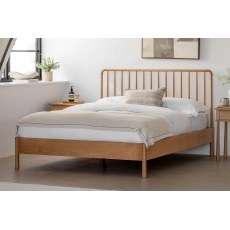 Gallery Direct Wycombe Oak Spindle Bed Frame