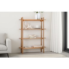 Gallery Direct Wycombe Oak Open Display Bookcase