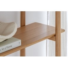 Gallery Direct Wycombe Oak Open Display Bookcase