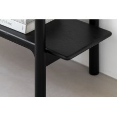 Gallery Direct Wycombe Black Oak Open Display Bookcase