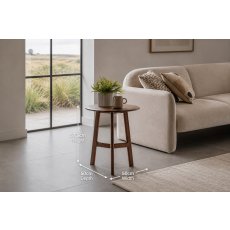 Gallery Direct Madrid Side Table in Oak Gallery Direct Madrid Side Table in Oak