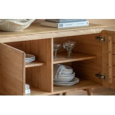 Gallery Direct Madrid Sideboard in Oak