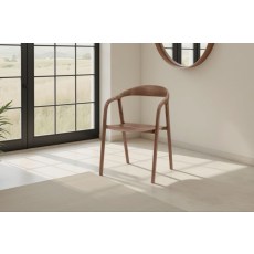 Gallery Direct Madrid Wooden Dining Chair in Walnut (Pair)
