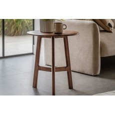 Gallery Direct Madrid Side Table in Walnut