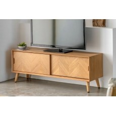 Gallery Direct Milano Oak Media TV Unit