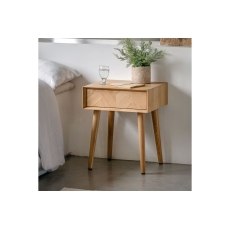 Gallery Direct Milano Oak 1 Drawer Side Table