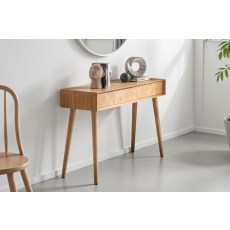 Gallery Direct Milano Oak 2 Drawer Console Table