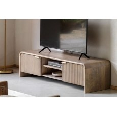 Gallery Direct Colonna Mango Wood Media TV Unit