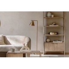 Gallery Direct Colonna Mango Wood Open Display Unit