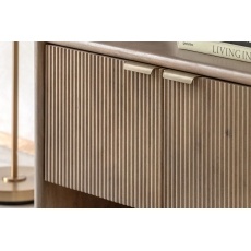 Gallery Direct Colonna Mango Wood Open Display Unit