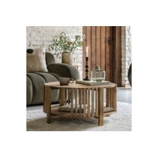 Gallery Direct Voss Mango Wood Slatted Coffee Table