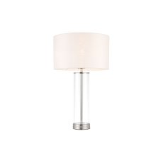 Gallery Direct Lessina Table Lamp Bright Nickel