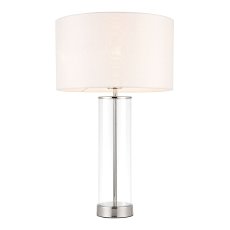 Gallery Direct Lessina Table Lamp Bright Nickel
