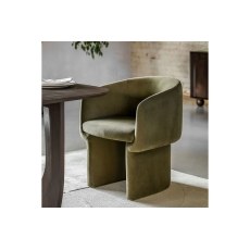 Gallery Direct Holm Dining Chair in Moss Green Gallery Direct Holm Dining Chair in Moss Green